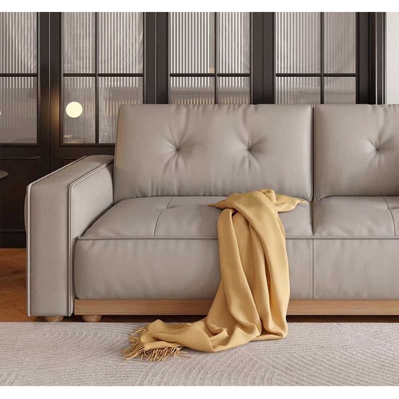 Casaconer | ソファーベッド・レザー・北欧・モダン・おしゃれ・リビングソファー・ダイニングソファー・3人掛け