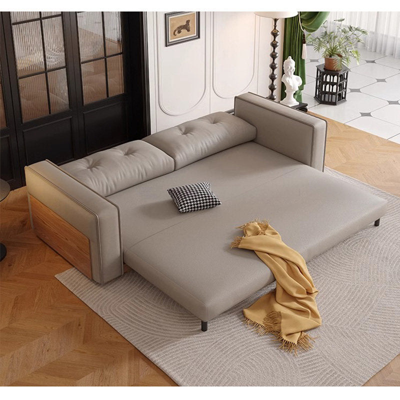 Casaconer | ソファーベッド・レザー・北欧・モダン・おしゃれ・リビングソファー・ダイニングソファー・3人掛け