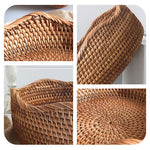 Casaconer | ラタン・おしゃれ・北欧・SMLサイズ・フルーツバスケット・お菓子入れ・果物かご・かご