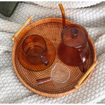 Casaconer | ラタン・おしゃれ・北欧・SMLサイズ・フルーツバスケット・お菓子入れ・果物かご・かご