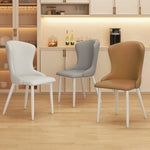 Casaconer | ダイニングチェア・レザーチェア・おしゃれ・北欧・2脚セット・ダイニングレザーチェア・フェイクレザー・デザイナーズチェア