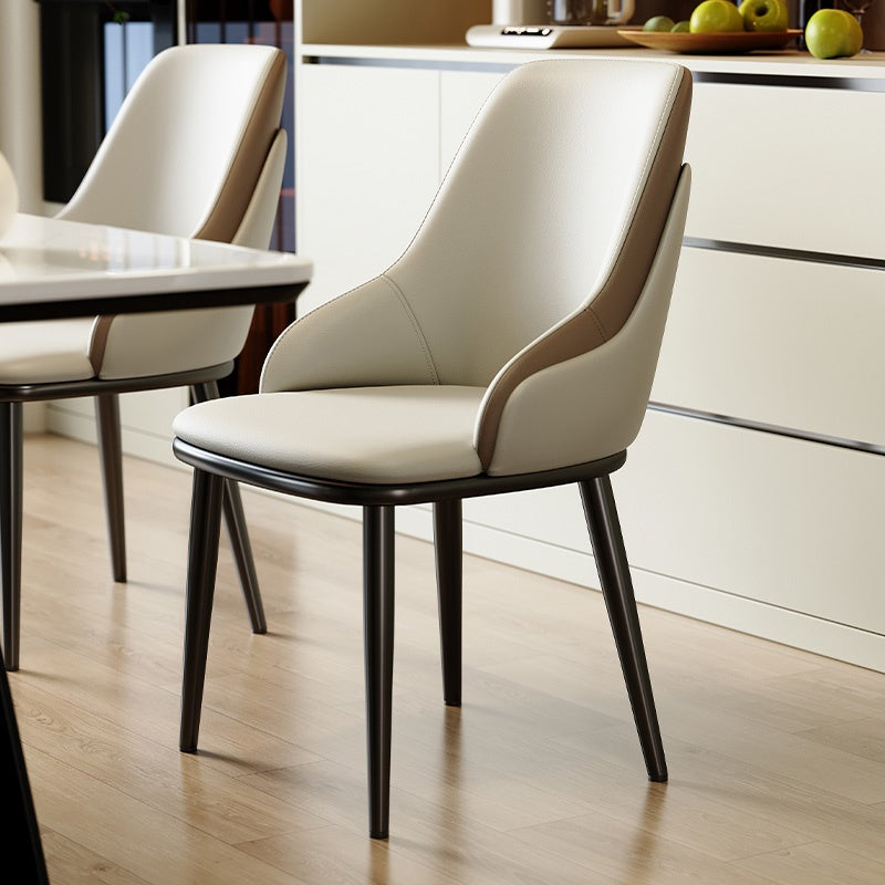 チェア 4脚セット ダイニングチェア 2脚セット 椅子 おしゃれ pu レザー チェア デスクチェア 北欧 おしゃれ 疲れない 背もたれ ホワイト 白 パソコンチェア モダン イス 高級感