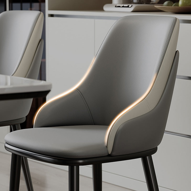 チェア 4脚セット ダイニングチェア 2脚セット 椅子 おしゃれ pu レザー チェア デスクチェア 北欧 おしゃれ 疲れない 背もたれ ホワイト 白 パソコンチェア モダン イス 高級感