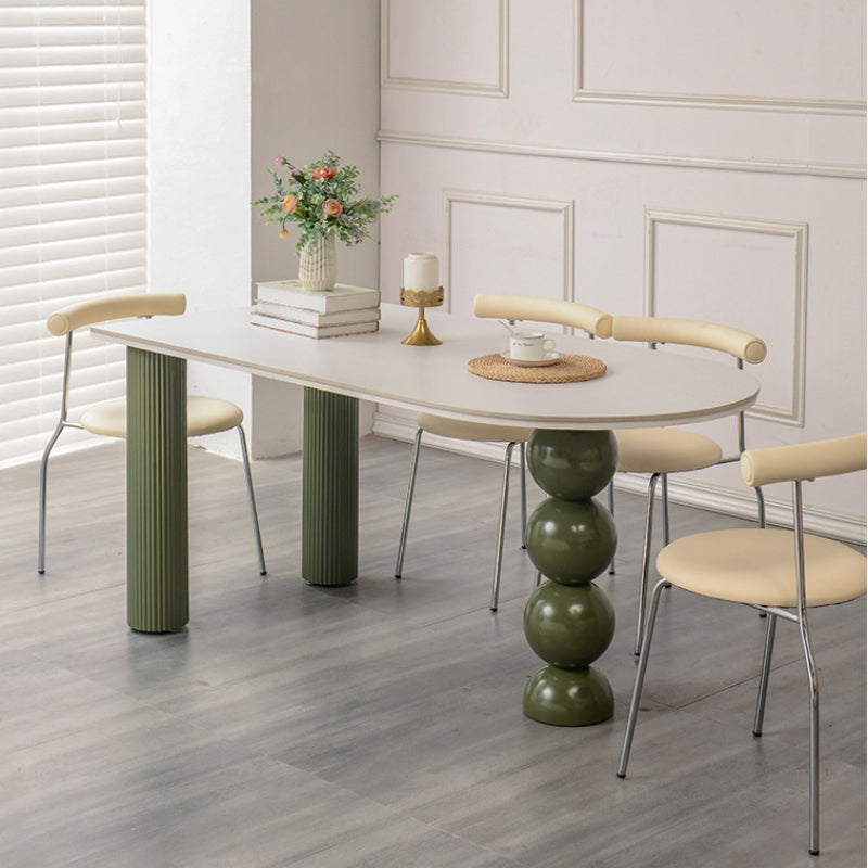 ダイニングテーブル 2人/4人掛け 食卓 食事テーブル セラミック 北欧風 デザイン感