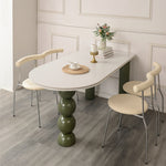 ダイニングテーブル 2人/4人掛け 食卓 食事テーブル セラミック 北欧風 デザイン感