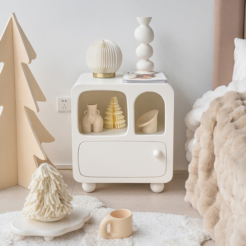 Casaconer | サイドテーブル・モダン・おしゃれ・韓国風・収納付き・寝室・小物収納・収納・幅50