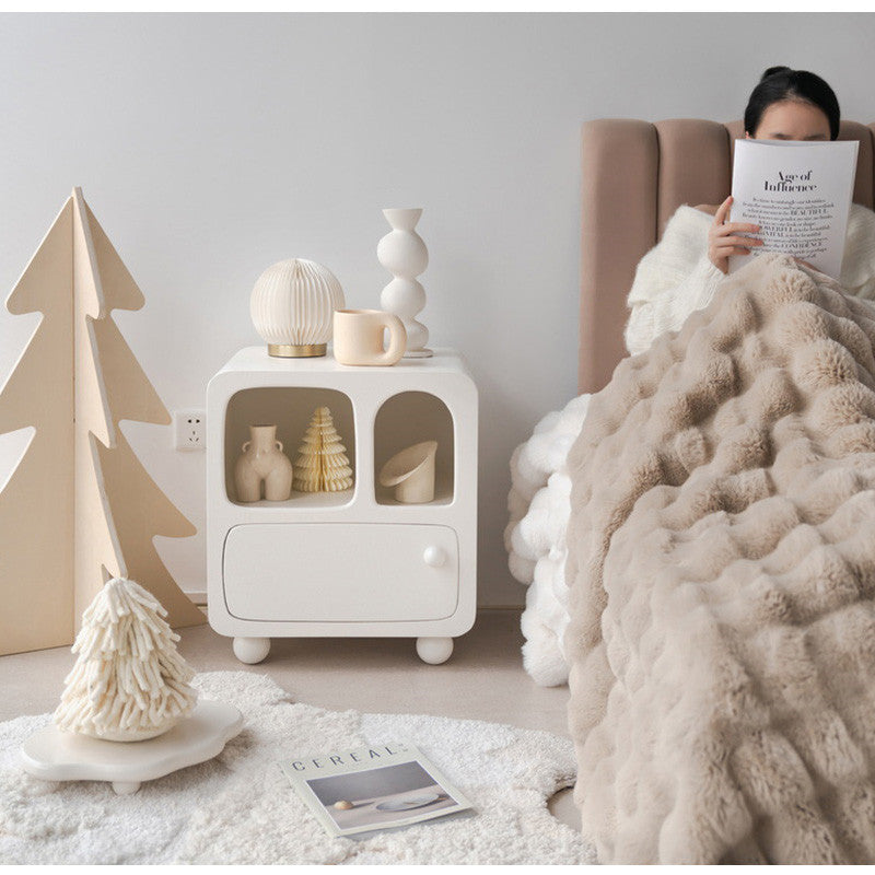 Casaconer | サイドテーブル・モダン・おしゃれ・韓国風・収納付き・寝室・小物収納・収納・幅50