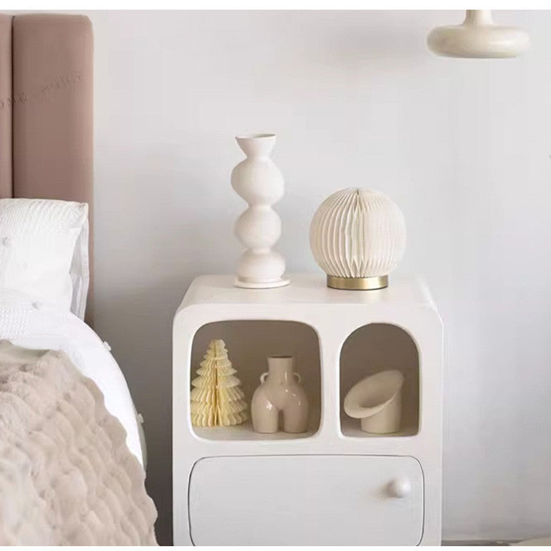 Casaconer | サイドテーブル・モダン・おしゃれ・韓国風・収納付き・寝室・小物収納・収納・幅50