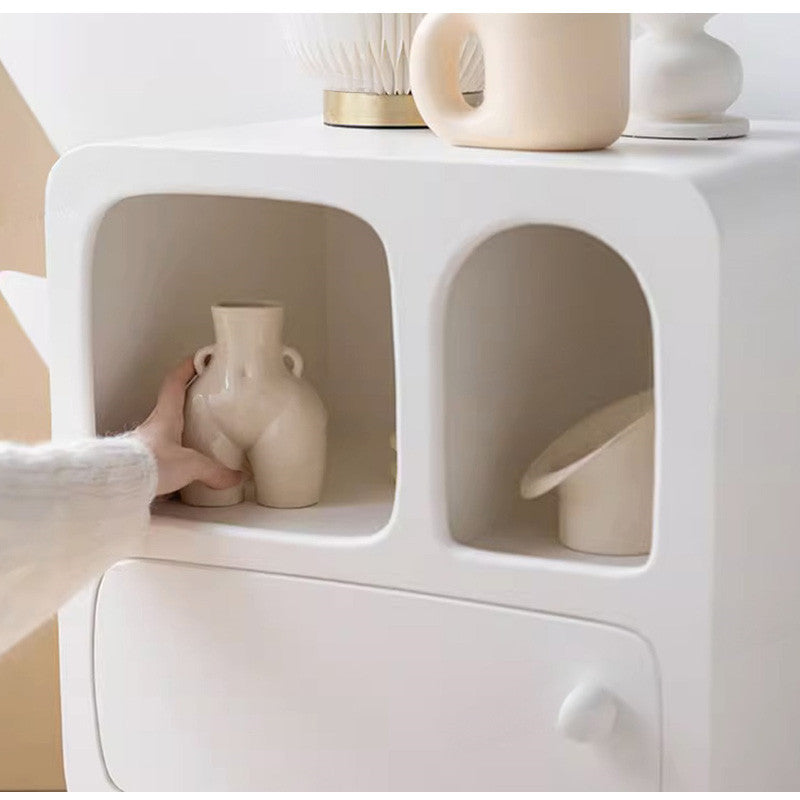 Casaconer | サイドテーブル・モダン・おしゃれ・韓国風・収納付き・寝室・小物収納・収納・幅50