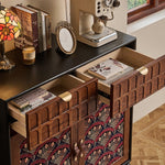 リビングボード リビング収納 サイドボード キャビネット チェスト タンス 収納 棚 幅96 木製 北欧 おしゃれ シンプル モダン リビング 寝室 子供部屋 引き出し 扉付き リビングボード ローボード rack 北欧 シンプル モダン 本棚 大容量