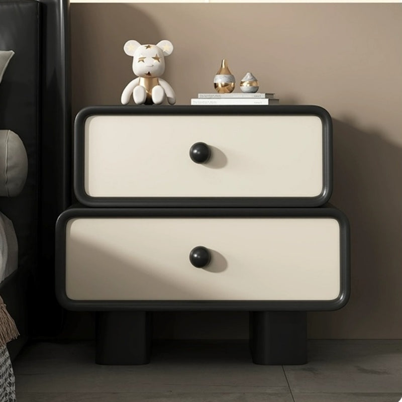 Casaconer | ほぼ完成品・脚の取り付けが必要・サイドテーブル・ベッドサイドテーブル・おしゃれ・北欧・サイドチェスト・ベッドテーブル・ソファーテーブル・ベージュ・チェスト・モダン・引き出し・レザー張り・収納・コーヒーテーブル・収納棚・ナイトテーブル・ベッドサイド・収納