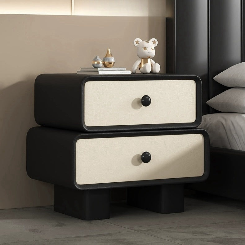 Casaconer | ほぼ完成品・脚の取り付けが必要・サイドテーブル・ベッドサイドテーブル・おしゃれ・北欧・サイドチェスト・ベッドテーブル・ソファーテーブル・ベージュ・チェスト・モダン・引き出し・レザー張り・収納・コーヒーテーブル・収納棚・ナイトテーブル・ベッドサイド・収納
