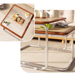 Casaconer | センターテーブル・ガラス・ラタン調・おしゃれ・北欧・モダン・ナチュラル・収納・リビングテーブル・リビング・幅55