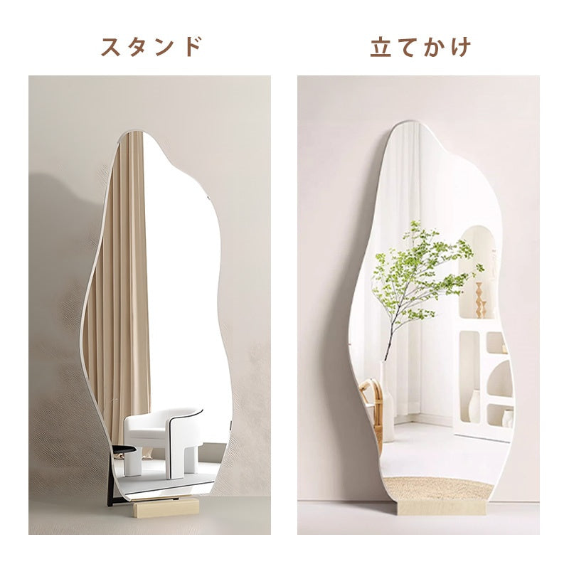 Casaconer | 全身鏡・スタンドミラー・壁掛け・姿見・ミニマリスト・リビング・ベッドルーム・1人暮らし
