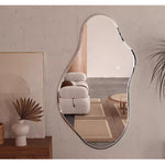 Casaconer | 完成品・韓国・インテリア・おしゃれ・洗面・韓国ミラー・ウェーブ・トイレ・壁掛け・鏡・変形ミラー・ミラー・賃貸・アパート・マンション・壁・ノンフレーム・玄関・寝室・かわいい・デザイン・デザインミラー・ディスプレイ