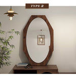 Casaconer | 完成品・八角形ミラー・壁掛け・玄関・風水・八角鏡・鏡・ウォールミラー・アンティーク・調・飛散防止・壁掛けミラー・アンティークミラー・八角形・ミラー・小さい・おしゃれ・丸・玄関ミラー・プレゼント・贈り物・卓上・玄関鏡・洗面所・寝室