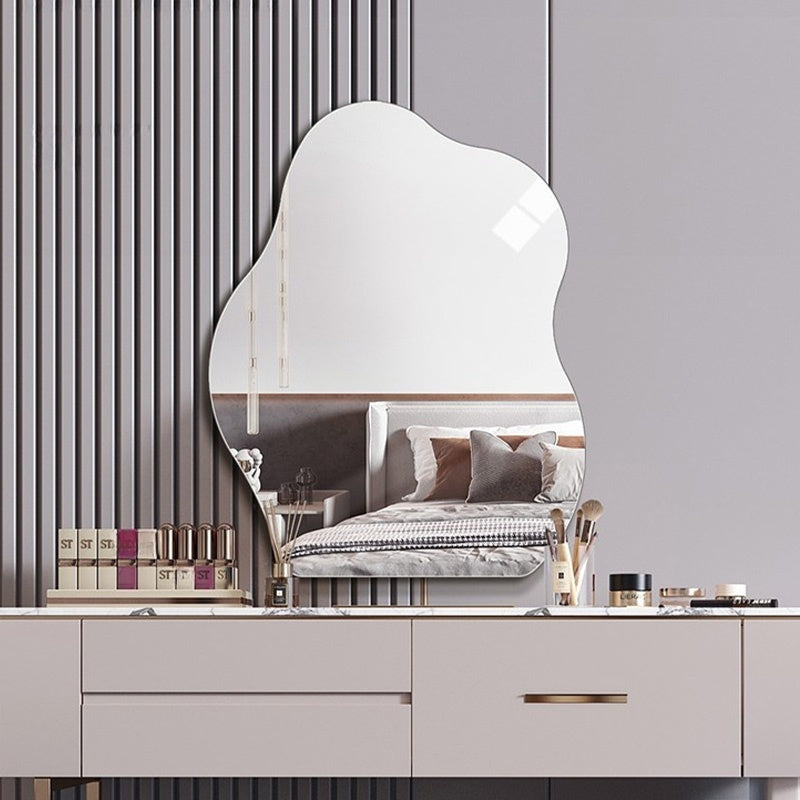 鏡 壁掛け 洗面おしゃれ オーバル 鏡 ミラー ウォールミラー 壁掛け鏡北欧 玄関鏡 リビング鏡玄関 洗面所 洗面台 姿見 ミラー 壁 掛け インテリア デザイン 上半身 ミラー 韓国ミラー ウェーブミラー 賃貸 アパート マンション 玄関 姿見