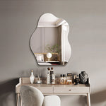 鏡 壁掛け 洗面おしゃれ オーバル 鏡 ミラー ウォールミラー 壁掛け鏡北欧 玄関鏡 リビング鏡玄関 洗面所 洗面台 姿見 ミラー 壁 掛け インテリア デザイン 上半身 ミラー 韓国ミラー ウェーブミラー 賃貸 アパート マンション 玄関 姿見