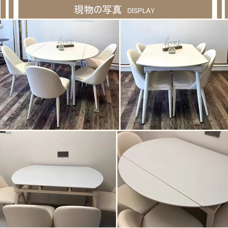 Casaconer | 伸縮ダイニングテーブル・セラミックテーブル・セラミック天板・おしゃれ・モダン・リビング・幅130・6人掛け