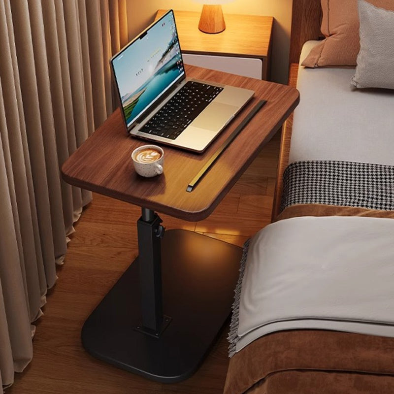 Casaconer | テーブル・ローテーブル・サイドテーブル・センターテーブル・昇降テーブル・多機能テーブル・幅40cm・高さ45~79cm・ウォルナットカラー/ナチュラル/ホワイト・多機能デザイン・無垢材・スチール脚・在宅ワーク・コンパクト家具・一人暮らし