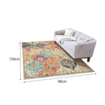 ラグ,洗える,マット,滑り止め付,ペルシャ,エスニック ,カーペット,ウォッシャブル,サイズ