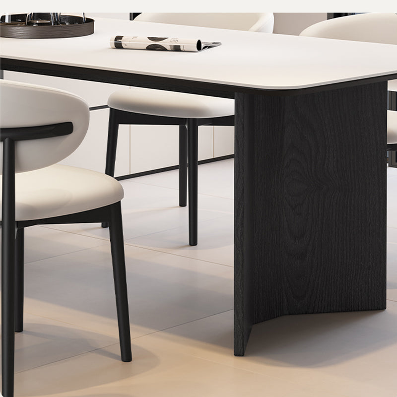 Casaconer | ダイニングテーブル・長方形・セラミック天板・幅140cm/160cm/180cm/200cm・4人掛け/6人掛け/8人掛け・実木脚・耐熱・耐摩耗・防水