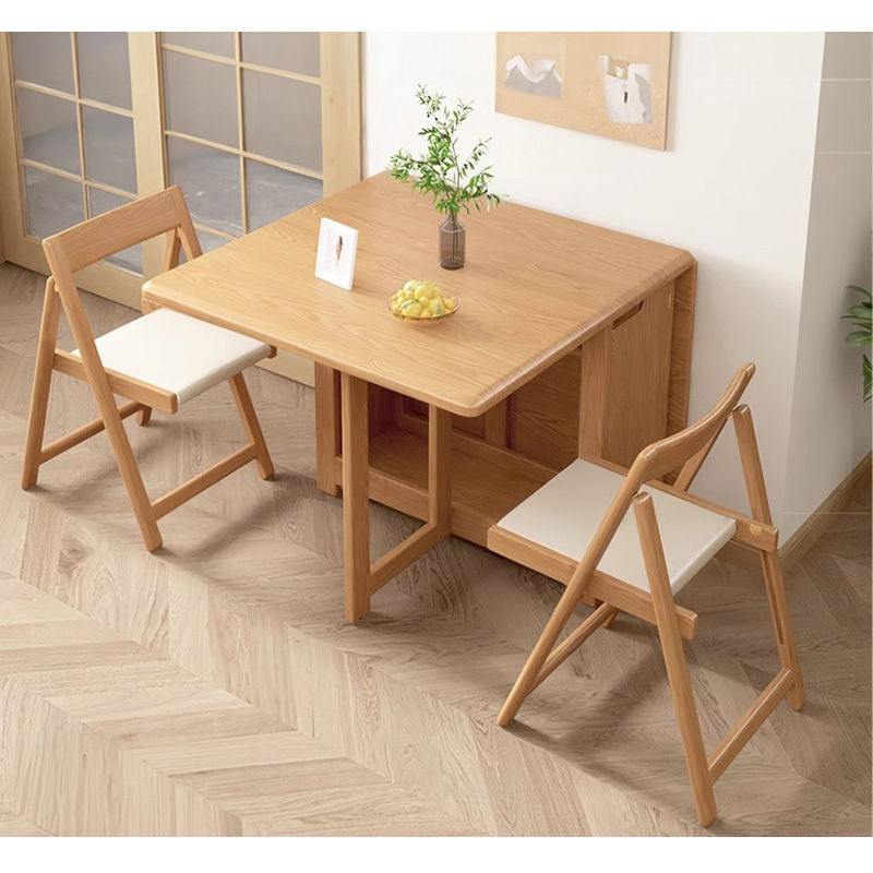 Casaconer | ダイニングテーブル・天然木・折りたたみ・モダン・140cm・4人・6人掛け