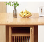 Casaconer | ダイニングテーブル・天然木・折りたたみ・モダン・140cm・4人・6人掛け