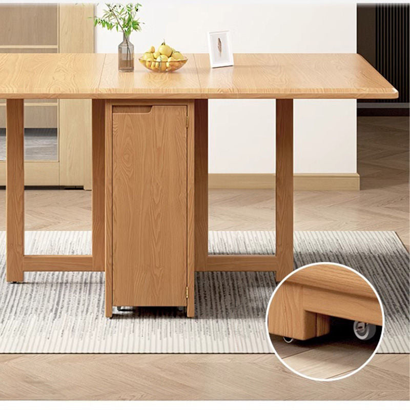 Casaconer | ダイニングテーブル・天然木・折りたたみ・モダン・140cm・4人・6人掛け