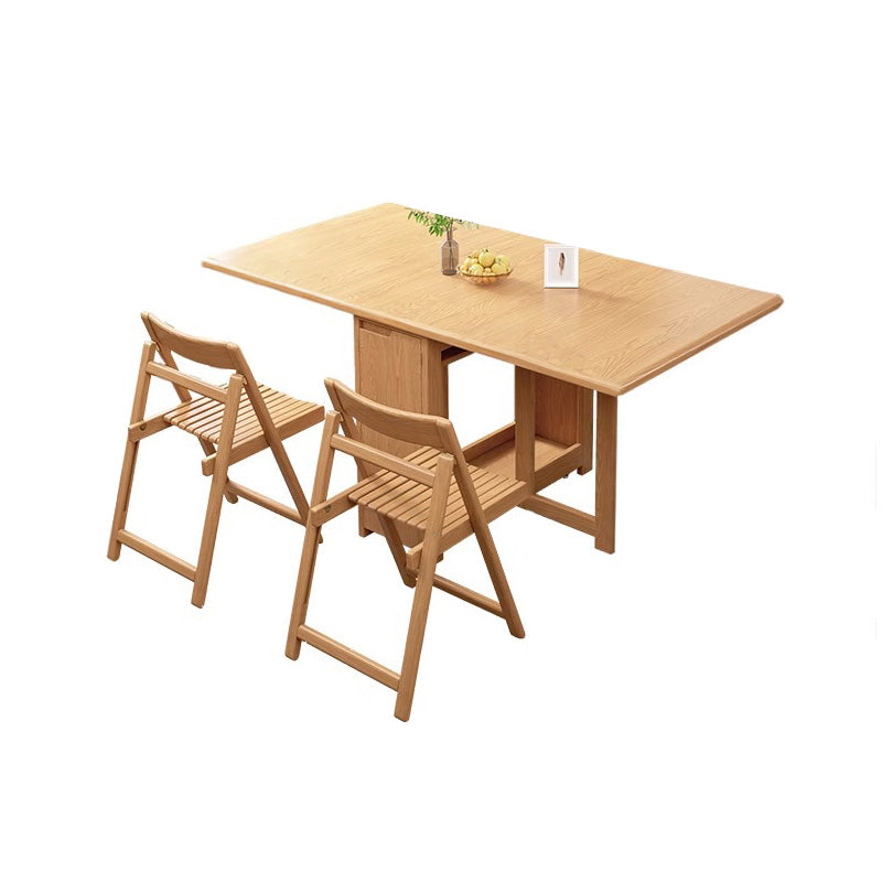 Casaconer | ダイニングテーブル・天然木・折りたたみ・モダン・140cm・4人・6人掛け