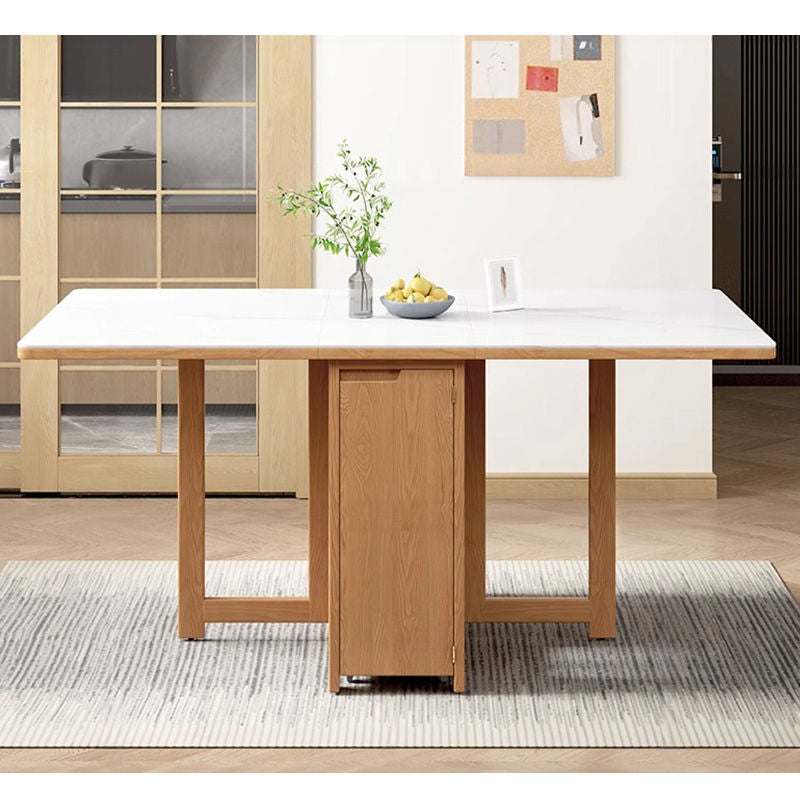 Casaconer | ダイニングテーブル・セラミック・天然木・折りたたみ・折りたたみ式・モダン・140cm・4人・6人掛け