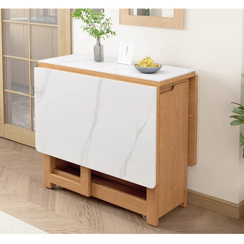 Casaconer | ダイニングテーブル・セラミック・天然木・折りたたみ・折りたたみ式・モダン・140cm・4人・6人掛け