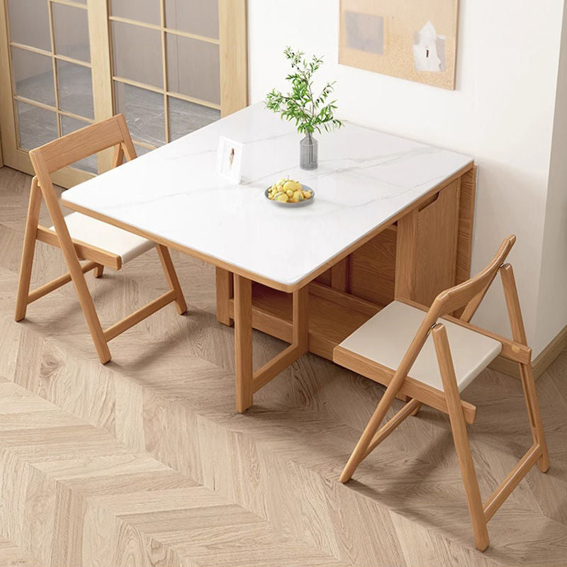 Casaconer | ダイニングテーブル・セラミック・天然木・折りたたみ・折りたたみ式・モダン・140cm・4人・6人掛け