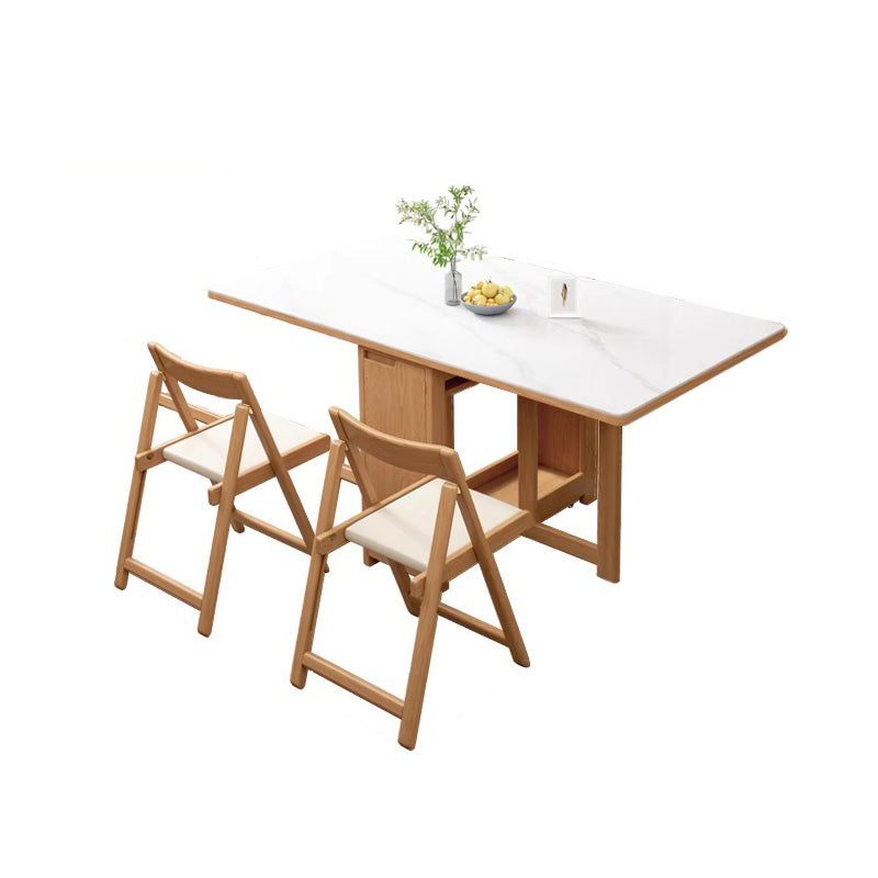 Casaconer | ダイニングテーブル・セラミック・天然木・折りたたみ・折りたたみ式・モダン・140cm・4人・6人掛け