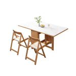 Casaconer | ダイニングテーブル・セラミック・天然木・折りたたみ・折りたたみ式・モダン・140cm・4人・6人掛け