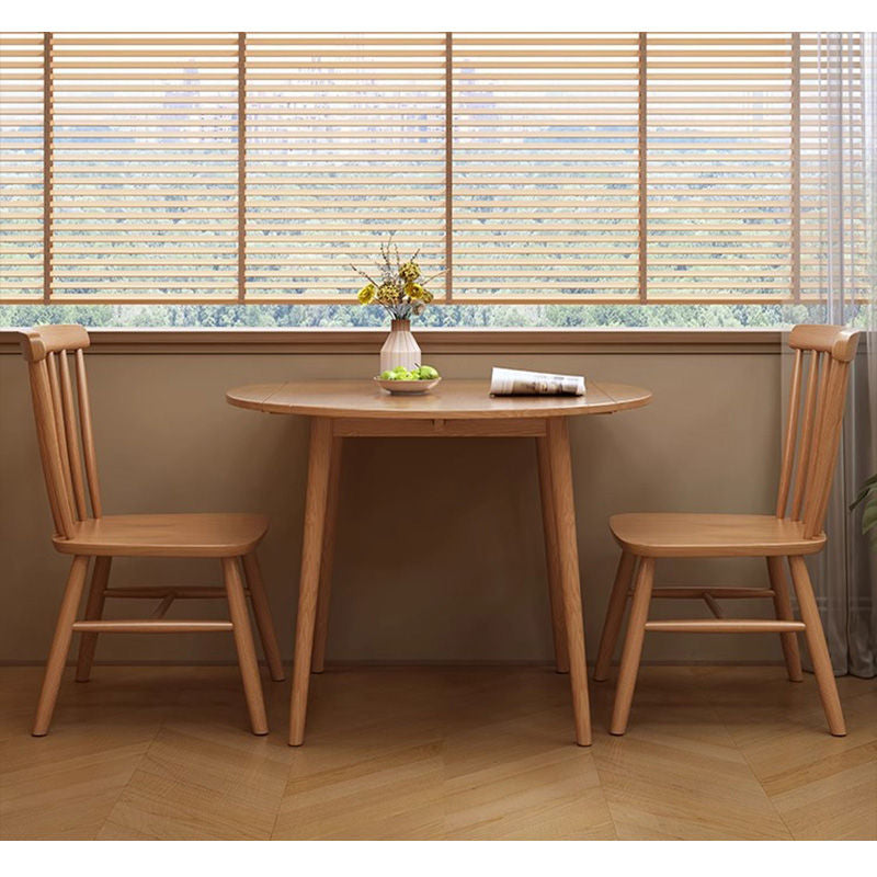 Casaconer | ダイニングテーブル・天然木・折りたたみ・おしゃれ・モダン・90cm・4人・6人掛け