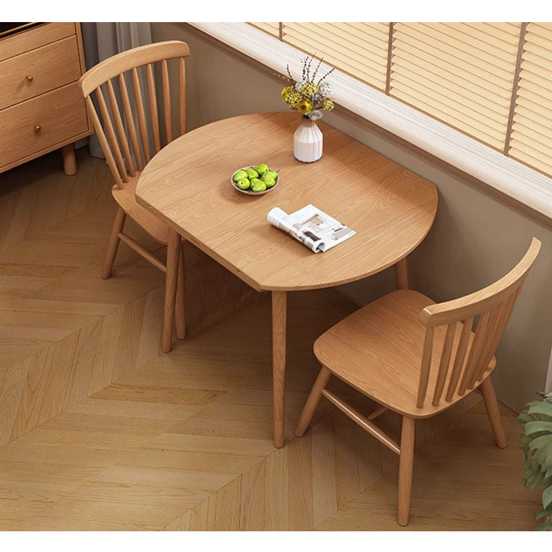 Casaconer | ダイニングテーブル・天然木・折りたたみ・おしゃれ・モダン・90cm・4人・6人掛け