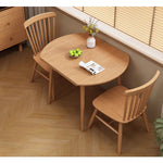 Casaconer | ダイニングテーブル・天然木・折りたたみ・おしゃれ・モダン・90cm・4人・6人掛け