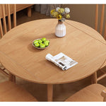 Casaconer | ダイニングテーブル・天然木・折りたたみ・おしゃれ・モダン・90cm・4人・6人掛け