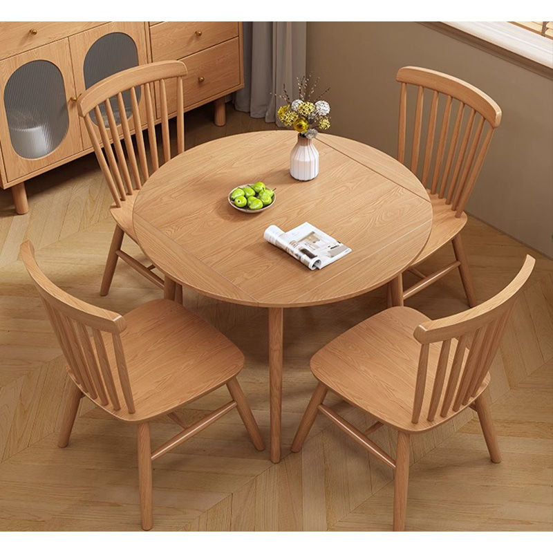 Casaconer | ダイニングテーブル・天然木・折りたたみ・おしゃれ・モダン・90cm・4人・6人掛け