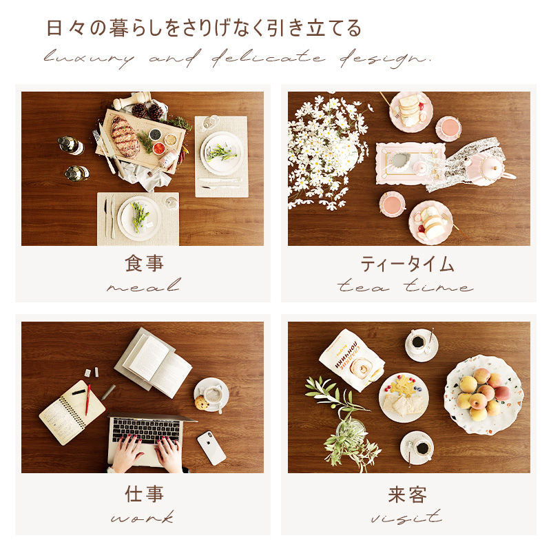 Casaconer | ダイニングテーブル・天然木・木製・シンプル・北欧・ナチュラル・おしゃれ・幅80・高さ75