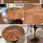 Casaconer | ダイニングテーブル・丸・80cm・100cm・120cm・天然木・テーブルのみ・ダイニング・丸形・円型・シンプル・2人用・4人掛け用・6人掛け用・木製・無垢・天然木・おしゃれ・ナチュラル・食卓・食卓テーブル・北欧風・アンティーク風・カフェ風・丸型・在宅・テーブル単品・北欧