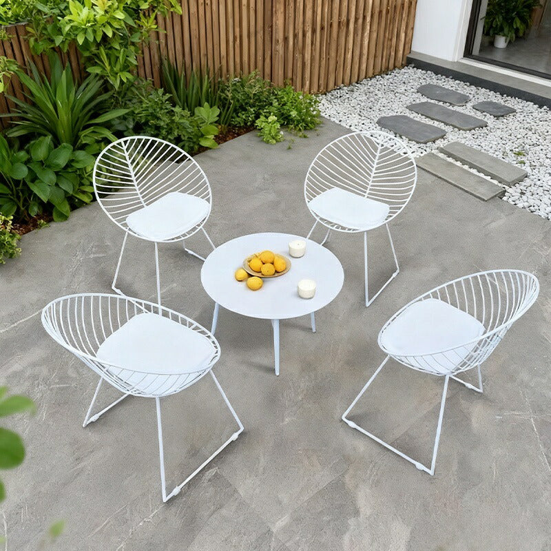 ガーデン テーブル セット 3点セット ガーデンチェア 2脚 ベランダ バルコニー 屋外 庭 リゾート エクステリア リラックス ガーデンファニチャー いす 椅子 チェア テーブル 北欧 アンティークホワイト ブラック 白 黒