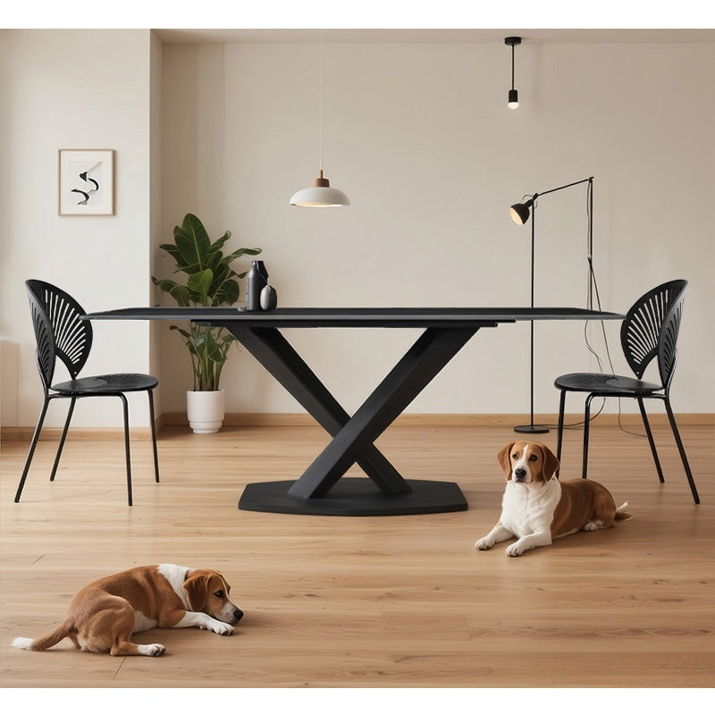 ダイニングテーブル・2人/4人/6人掛け・食卓・食事テーブル・モダン・セラミック・艶消し・ミニマリスト