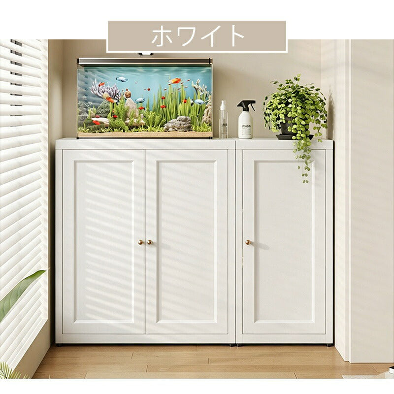 サイドボード キャビネット 幅80/43cm 2点セット 白 ホワイト スチール 北 白 ホワイト おしゃれ シンプル ナチュラル 北欧 韓国風 おしゃれ リビング チェスト ルーター収納 モダン リビングボード 収納棚 引き出し A4 ピンク