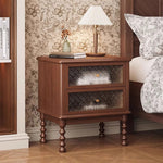 Casaconer | ナイトテーブル・おしゃれ・木製ナイトテーブル・寝室・収納・サイドテーブル・ミニテーブル・ベッドサイドチェスト