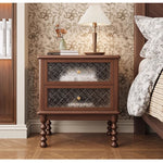 Casaconer | ナイトテーブル・おしゃれ・木製ナイトテーブル・寝室・収納・サイドテーブル・ミニテーブル・ベッドサイドチェスト