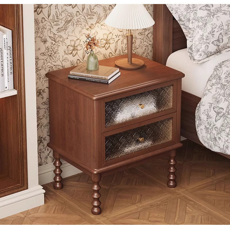 Casaconer | ナイトテーブル・おしゃれ・木製ナイトテーブル・寝室・収納・サイドテーブル・ミニテーブル・ベッドサイドチェスト