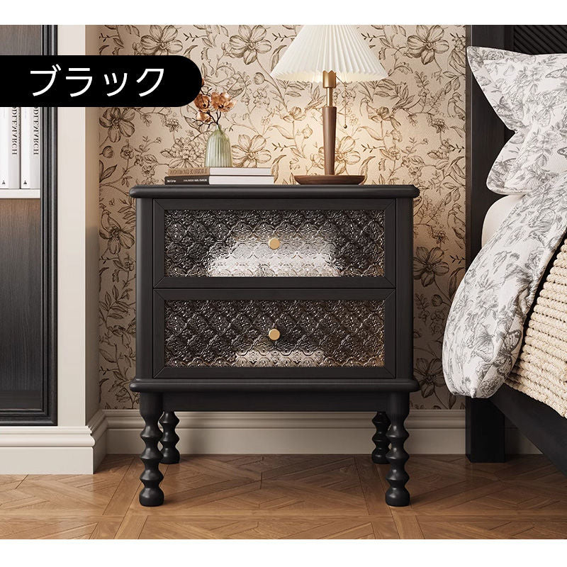 Casaconer | ナイトテーブル・おしゃれ・木製ナイトテーブル・寝室・収納・サイドテーブル・ミニテーブル・ベッドサイドチェスト