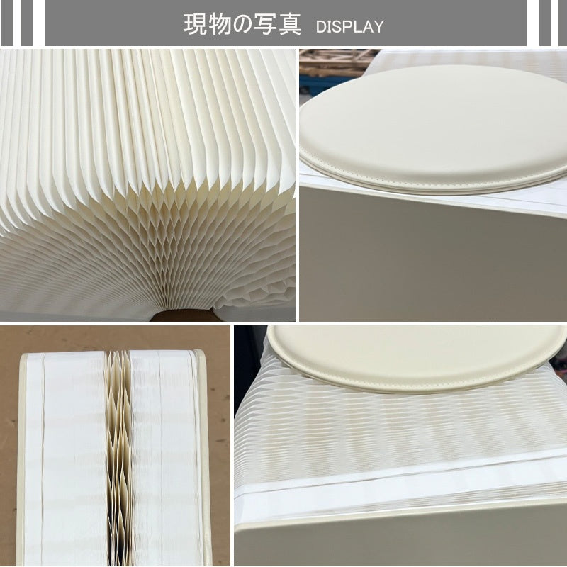 Casaconer | 伸縮式ペーパーベンチ・幅120~250cm・折りたたみ可能・軽量設計・コンパクト収納・スタイリッシュデザイン・紙素材使用・ホワイト/ブラウン